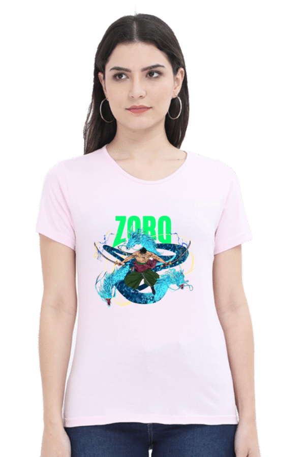 Elevate your style with the Tshirt Round Neck Half Sleeve Classic - the ultimate fusion of anime-inspired art and everyday comfort. - Image 2