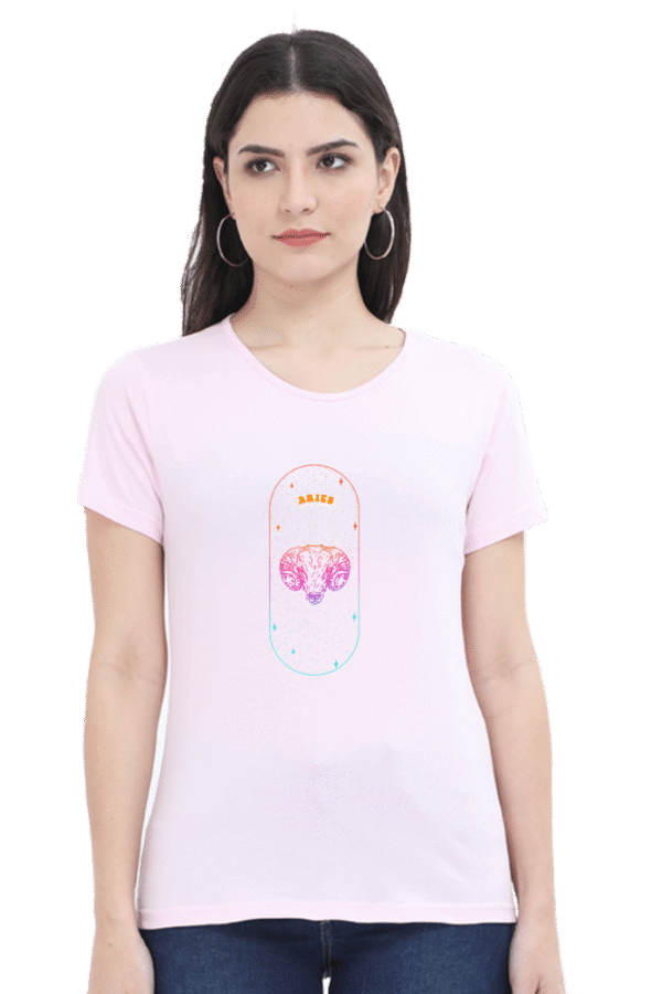 Venture into the realm of the stars with our Zodiac Sign Tshirt - a celestial style statement that's truly out of this world. - Image 2