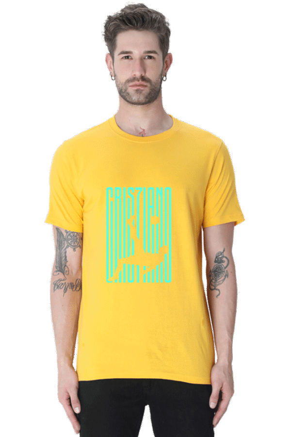 Discover the perfect balance of comfort and style with the Tshirt Round Neck Half Sleeve Classic. - Image 3