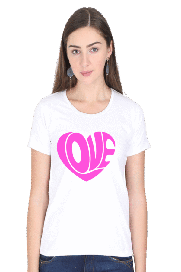 Make every day feel like a love letter with our Tshirt Round Neck Half Sleeve Classic. - Image 8