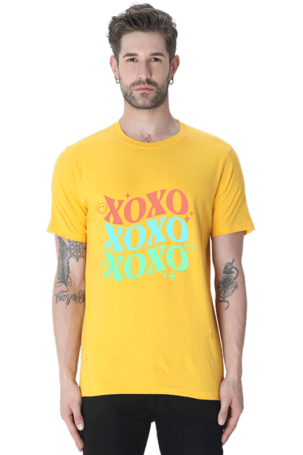 Turn heads and warm hearts with our Tshirt Round Neck Half Sleeve Classic. - Image 3
