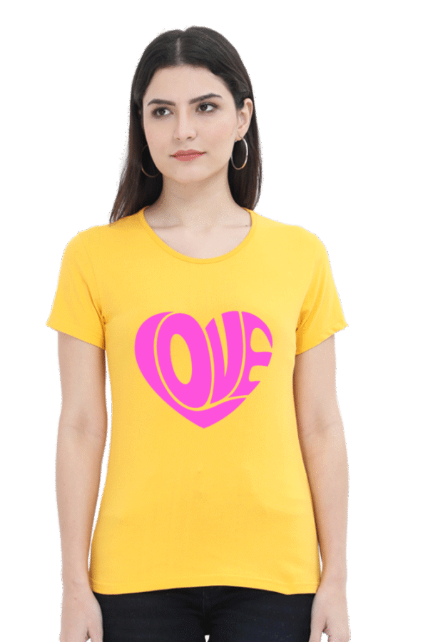 Make every day feel like a love letter with our Tshirt Round Neck Half Sleeve Classic. - Image 3