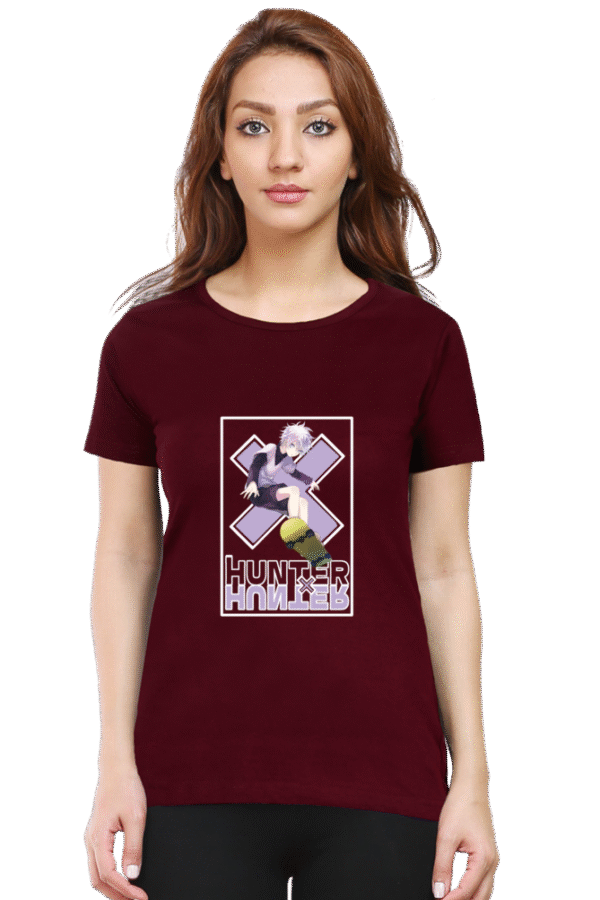 Immerse yourself in the world of anime with the Tshirt Round Neck Half Sleeve Classic - a stylish and versatile piece that showcases your fandom. - Image 4