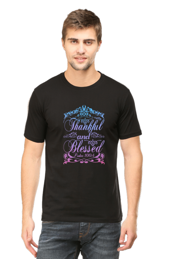 Elevate your wardrobe with the Tshirt Round Neck Half Sleeve Classic - a timeless essential that exudes effortless style. - Image 7