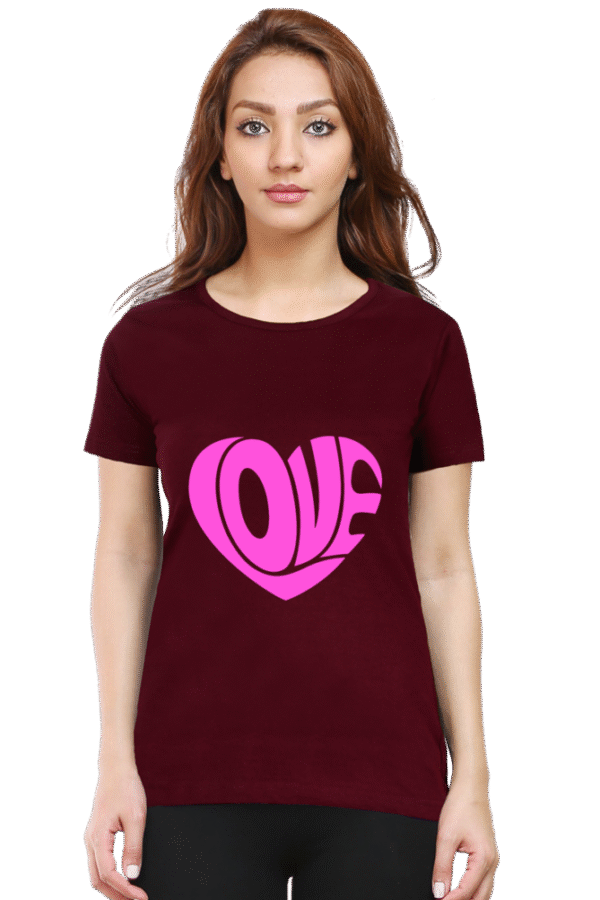 Make every day feel like a love letter with our Tshirt Round Neck Half Sleeve Classic. - Image 4