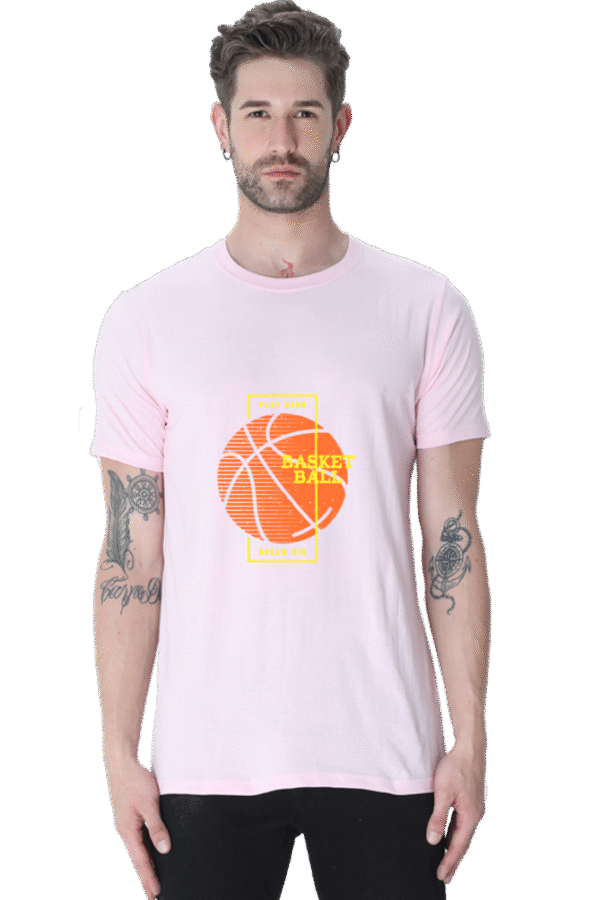 Discover the perfect balance of comfort and style with the Tshirt Round Neck Half Sleeve Classic. - Image 2