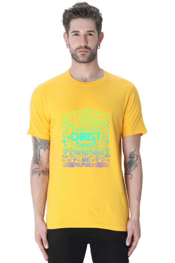 Elevate your everyday style with the Tshirt Round Neck Half Sleeve Classic - a wardrobe essential that combines premium comfort and timeless sophistication. - Image 3