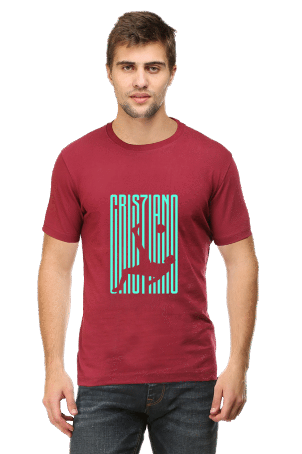 Discover the perfect balance of comfort and style with the Tshirt Round Neck Half Sleeve Classic. - Image 4