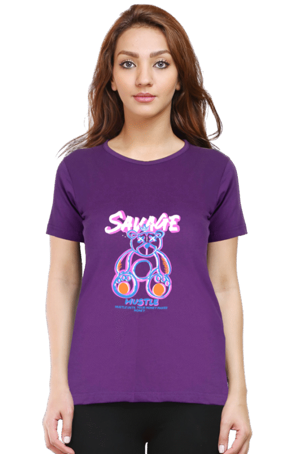 Elevate your everyday style with the Tshirt Round Neck Half Sleeve Classic - a timeless piece that effortlessly blends comfort and sophistication. - Image 4