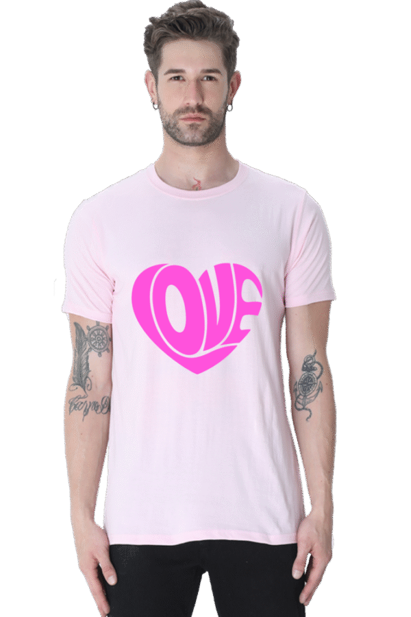 Make every day feel like a love letter with our Tshirt Round Neck Half Sleeve Classic. - Image 2