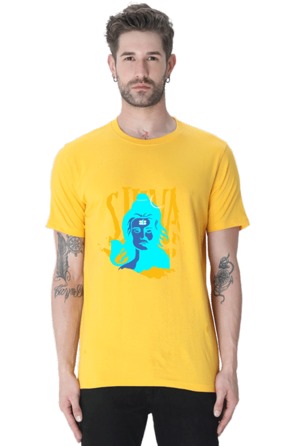 Elevate your everyday style with the Tshirt Round Neck Half Sleeve Classic - a wardrobe essential that combines premium comfort and timeless sophistication. - Image 3