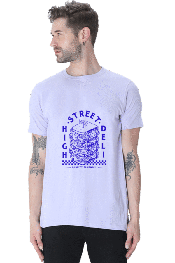 Embrace your passion for food with the T-shirt Round Neck Half Sleeve Classic.