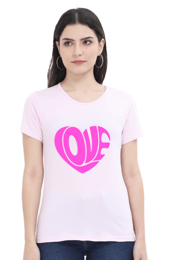 Make every day feel like a love letter with our Tshirt Round Neck Half Sleeve Classic. - Image 2