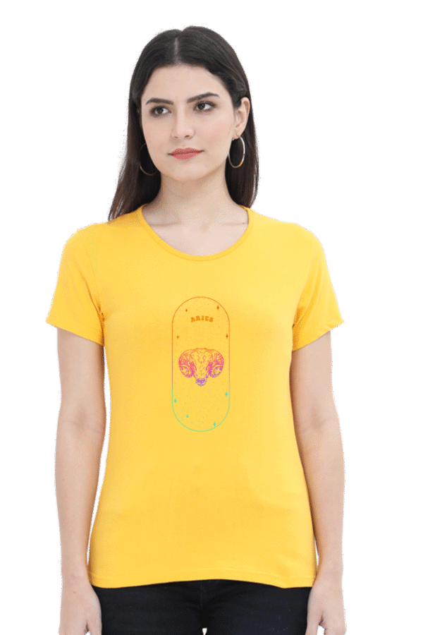 Venture into the realm of the stars with our Zodiac Sign Tshirt - a celestial style statement that's truly out of this world. - Image 3