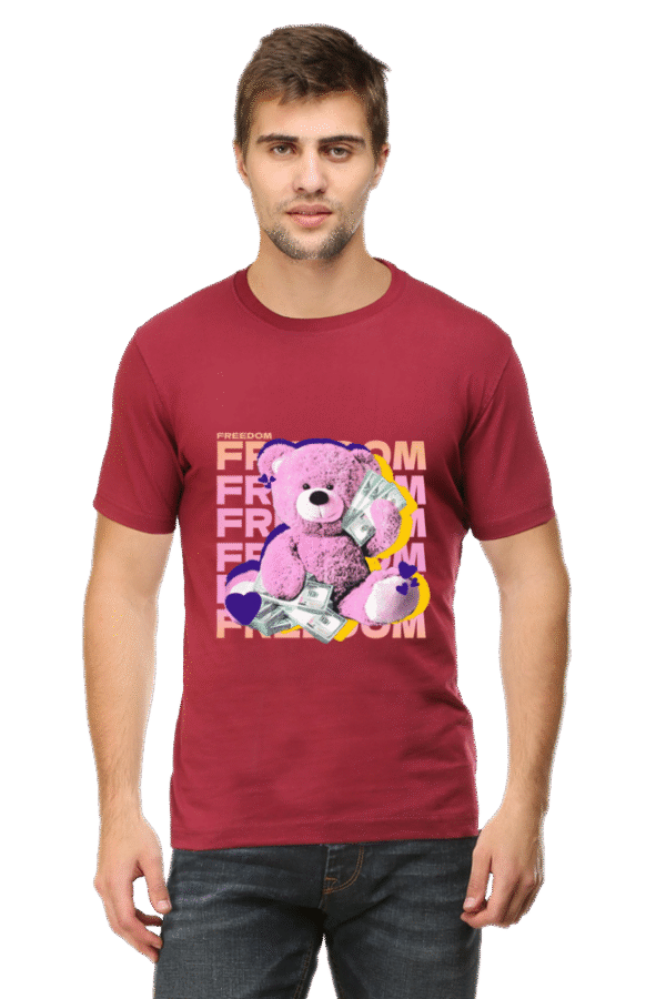 Discover the ultimate in everyday style with our Tshirt Round Neck Half Sleeve Classic. - Image 4