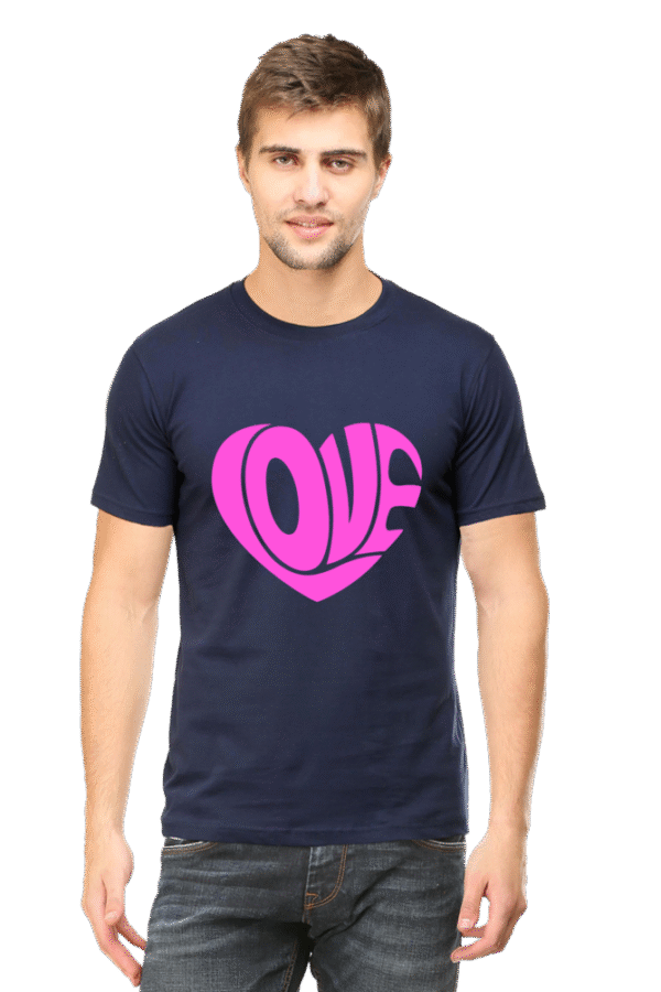 Make every day feel like a love letter with our Tshirt Round Neck Half Sleeve Classic. - Image 6