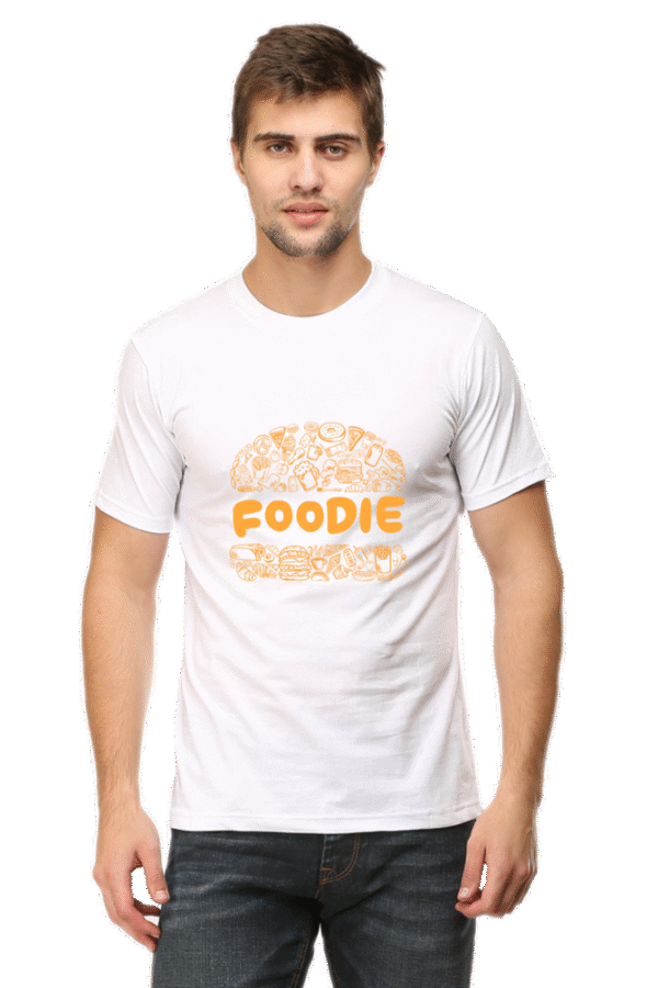 Elevate your foodie style with the T-shirt Round Neck Half Sleeve Classic. - Image 8