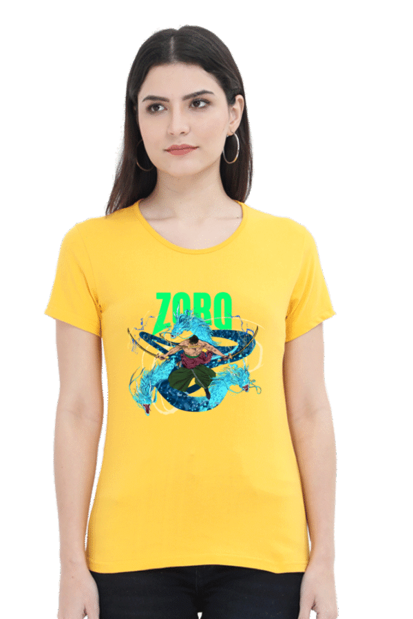 Elevate your style with the Tshirt Round Neck Half Sleeve Classic - the ultimate fusion of anime-inspired art and everyday comfort. - Image 3