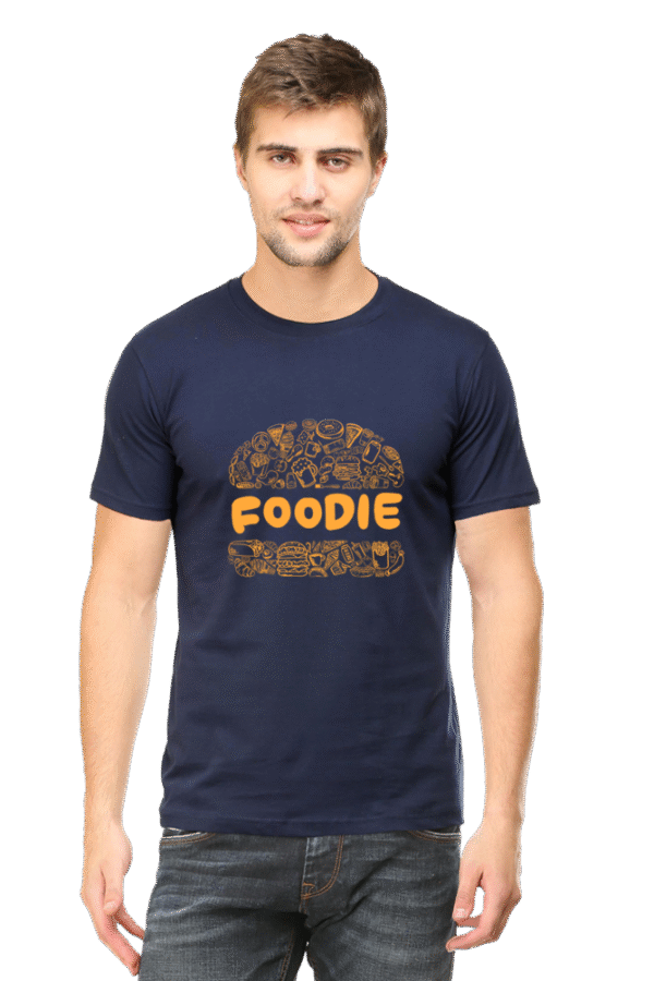 Elevate your foodie style with the T-shirt Round Neck Half Sleeve Classic. - Image 6