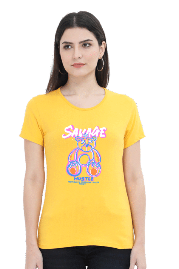 Elevate your everyday style with the Tshirt Round Neck Half Sleeve Classic - a timeless piece that effortlessly blends comfort and sophistication. - Image 3