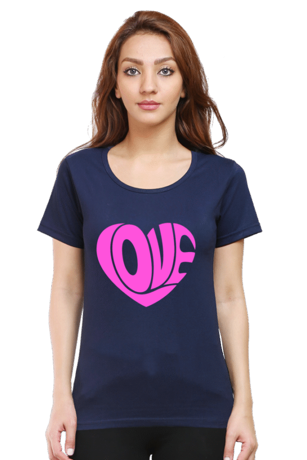 Make every day feel like a love letter with our Tshirt Round Neck Half Sleeve Classic. - Image 6