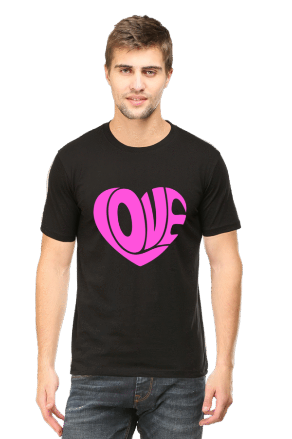 Make every day feel like a love letter with our Tshirt Round Neck Half Sleeve Classic. - Image 7