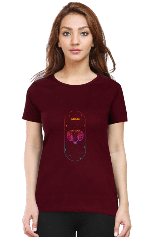 Venture into the realm of the stars with our Zodiac Sign Tshirt - a celestial style statement that's truly out of this world. - Image 4