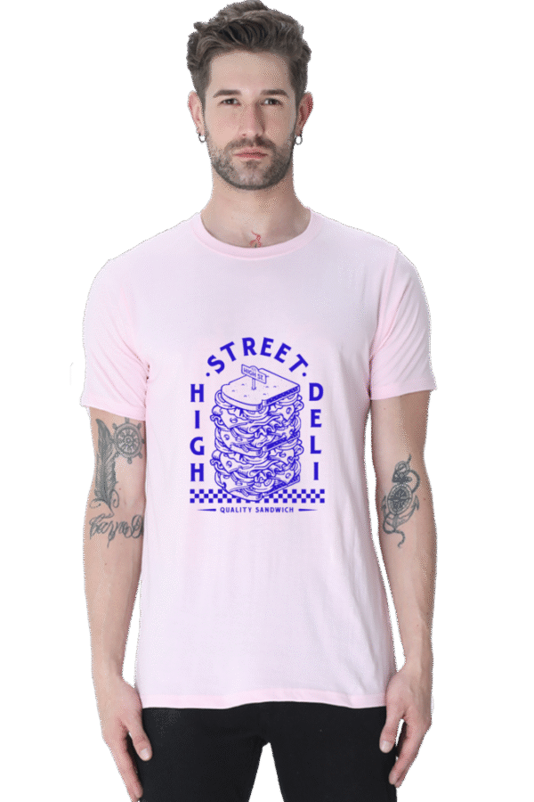 Embrace your passion for food with the T-shirt Round Neck Half Sleeve Classic. - Image 2