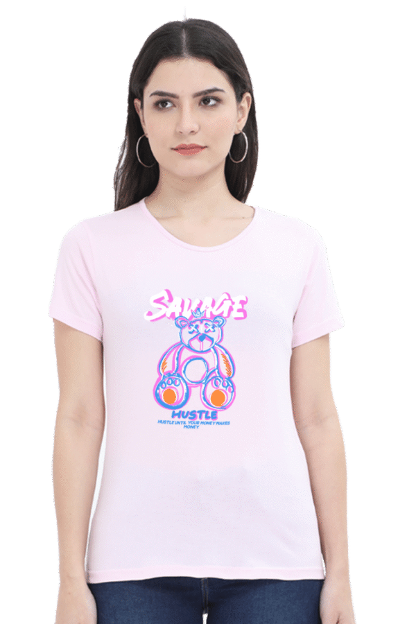 Elevate your everyday style with the Tshirt Round Neck Half Sleeve Classic - a timeless piece that effortlessly blends comfort and sophistication. - Image 2