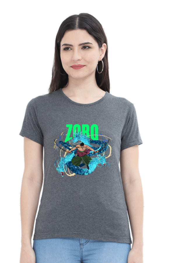 Elevate your style with the Tshirt Round Neck Half Sleeve Classic - the ultimate fusion of anime-inspired art and everyday comfort. - Image 5