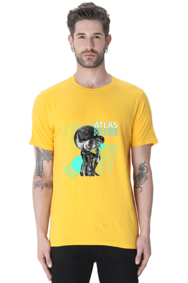 Discover the ultimate in everyday style with our Tshirt Round Neck Half Sleeve Classic. - Image 3