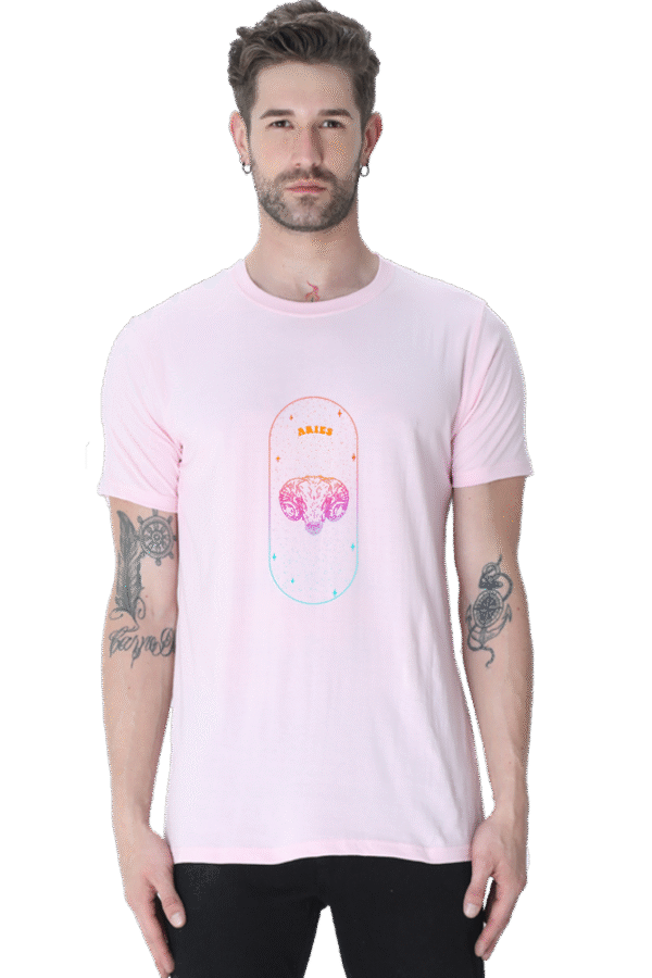 Venture into the realm of the stars with our Zodiac Sign Tshirt - a celestial style statement that's truly out of this world. - Image 2