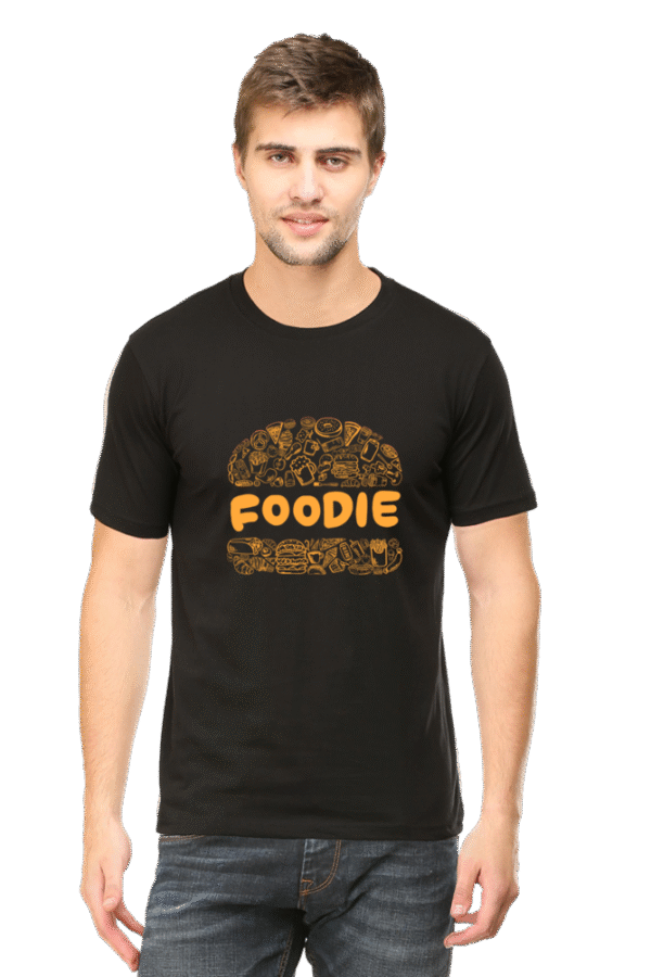 Elevate your foodie style with the T-shirt Round Neck Half Sleeve Classic. - Image 7