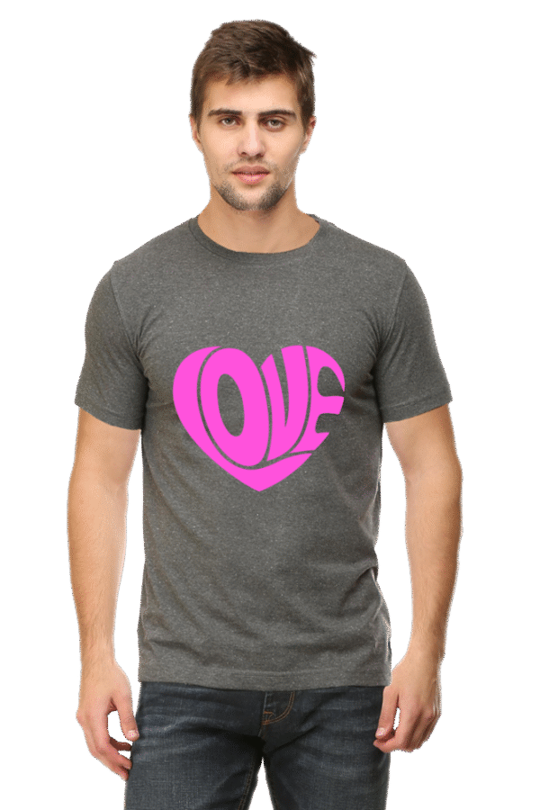 Make every day feel like a love letter with our Tshirt Round Neck Half Sleeve Classic. - Image 5
