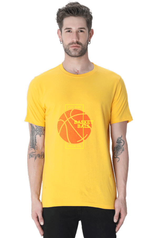 Discover the perfect balance of comfort and style with the Tshirt Round Neck Half Sleeve Classic. - Image 3