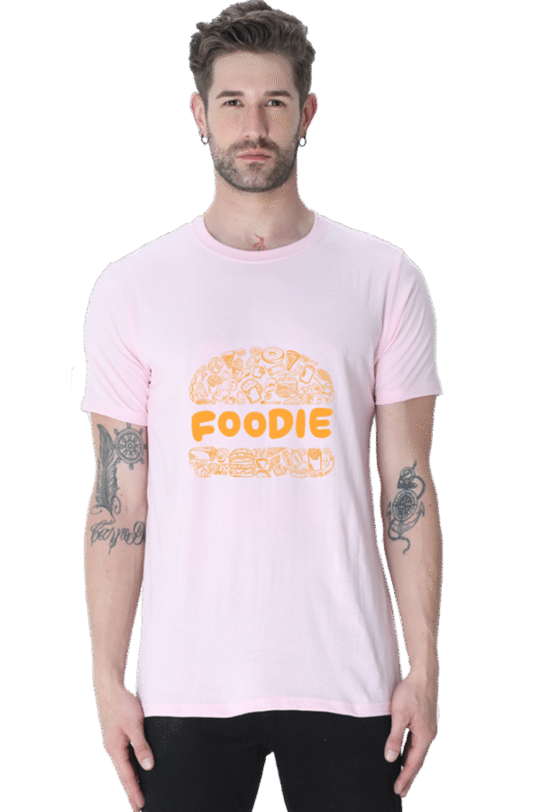 Elevate your foodie style with the T-shirt Round Neck Half Sleeve Classic. - Image 2