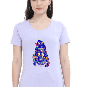 Divine Style: Trendy Shiva Design T-Shirts for Women