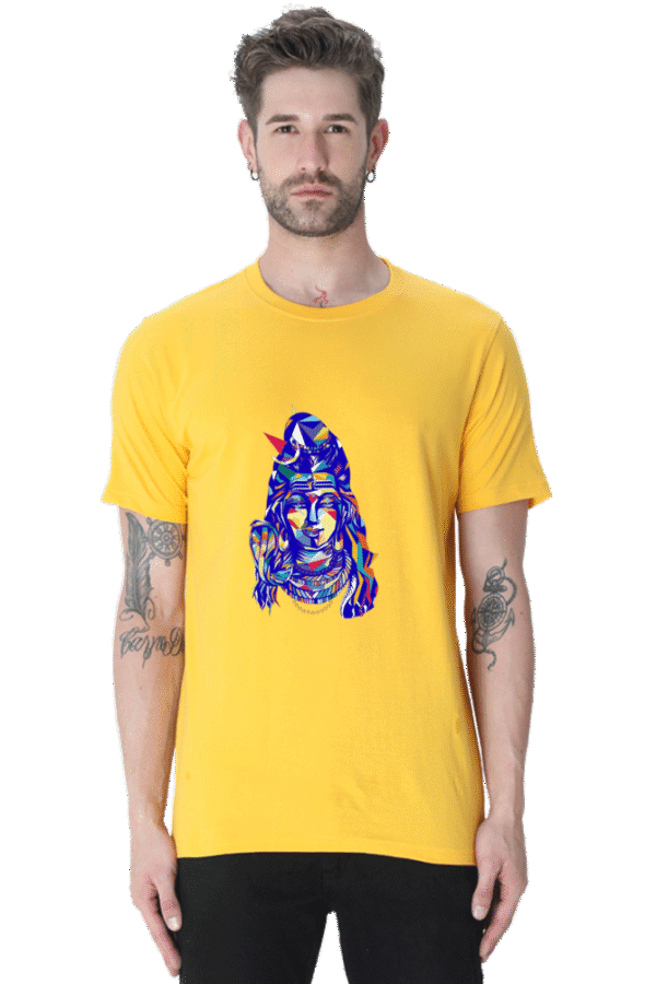 "Empower Your Look with Shiva-Inspired Men's T-Shirts - Image 3