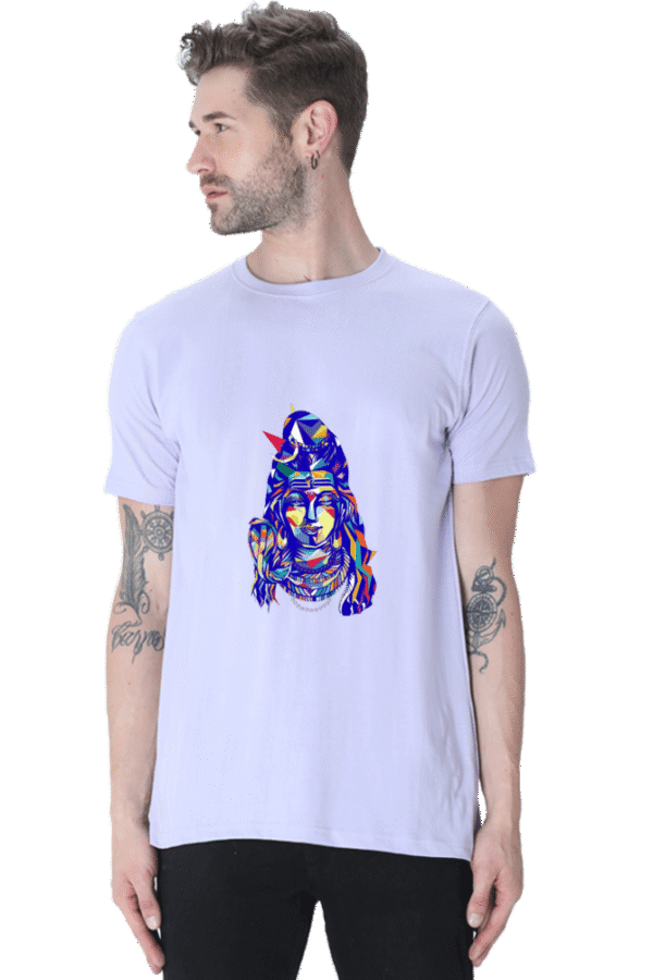 "Empower Your Look with Shiva-Inspired Men's T-Shirts